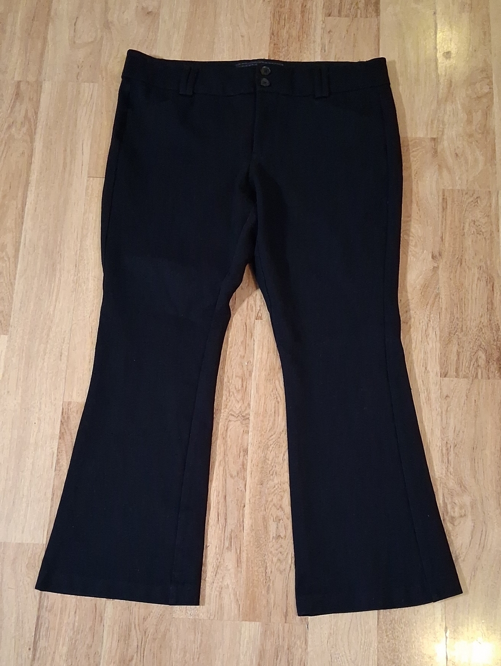 torrid Black Boot-Cut Flare Pants Stretchy